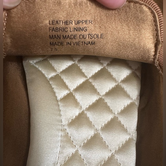 Birdies The Sterling Tan Suede Leather Quilted Slip-On Flats Size 7.5 - Picture 7 of 10